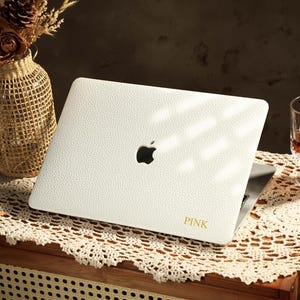 Étui MacBook à motif blanc nacré pour MacBook Air 13 15" Pro 13 14 15 16", Étui MacBook, housse de protection pour MacBook A3113/A2337/A2681