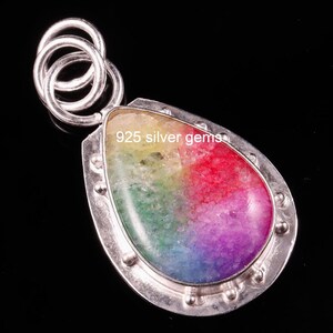 Rainbow Solar Pendant, Valentine Day Gift, Valentines Day Gift For Him, Valentines Day Cards, Valentines Day Décor, Valentines Day Pendant