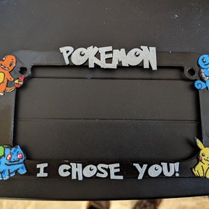 I Chose You Motorcycle License Plate Frame