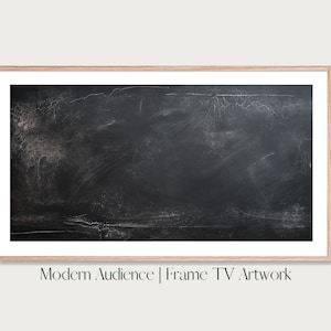 Digital Frame TV Art | Abstract Chalkboard | Modern Audience | Chalk Art, Chalkboard Wall Art, Modern Decor, Minimalist Decor, Unique Art