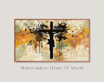 Arte de la Crucifixión de Jesús - Samsung Frame TV Art (Descarga digital)