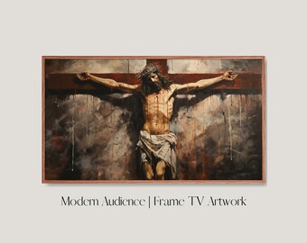 Crucifixión de Jesús - Arte para TV - Descarga digital cristiana