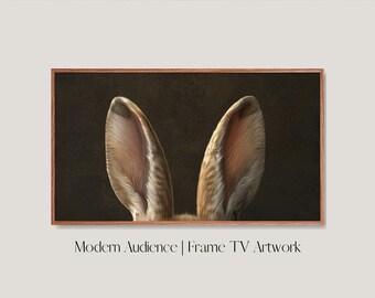 Bunny Ears Sketch: Easter Frame TV Art (Digital Download)