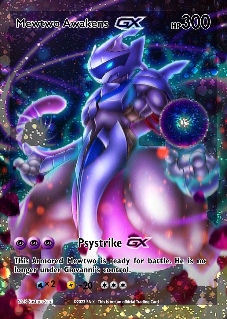 Giovanni's Mewtwo armored Mewtwo Team Rocket Edition 