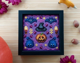 Stardew Valley - Spooky Mini Sampler Cross Stitch Pattern