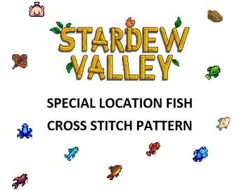Stardew Valley - Special Location Fish Cross Stitch Pattern