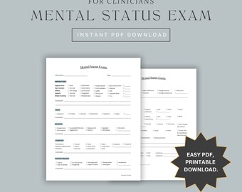 Undersökningsformulär för mental status: Verktyg för kliniker, psykologer, terapeuter och rådgivare