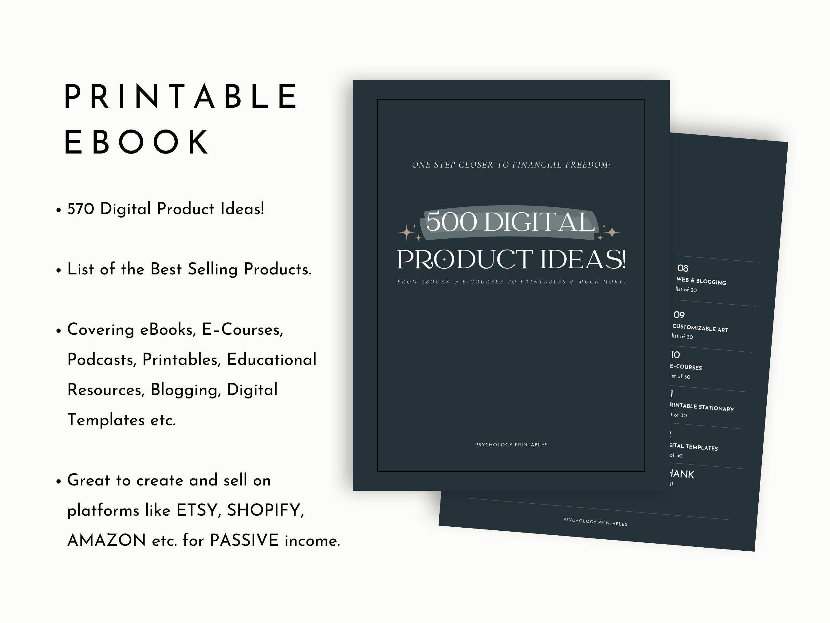 500 Etsy Digital Product Ideas to Create & Sell for Passive Income ...