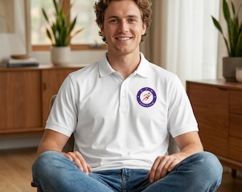 Athletic Sport Polo Shirt, Comfortable Polo for Active Men, Summer Fitness Wear, Team Apparel, Casual Sport Shirt