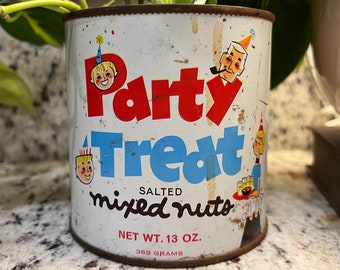 Party Treat Salted Mixed Nuts Tin