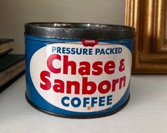 Vintage Chase & Sanborn Coffee Tin