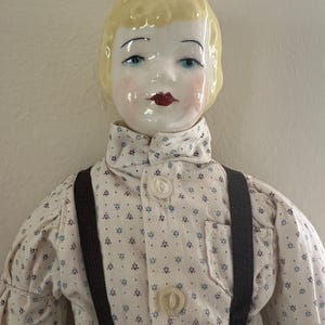 Vintage 1920s Inspired Flapper Porcelain Doll