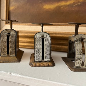 Set of (3) Small Vintage Postage Scales