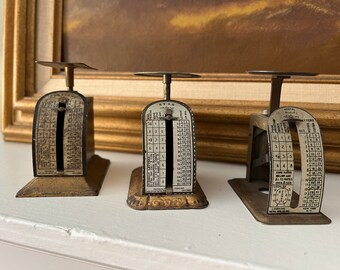 Set of (3) Small Vintage Postage Scales