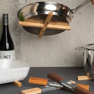 Topfuntersetzer Holz Untersetzer für Töpfe und Pfannen in der Küche und dem Wohnzimmer schönes Geschenk