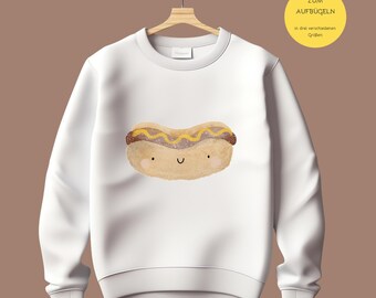 Iron-on Image Cute Fries / Fastfood / Burger / Hotdog