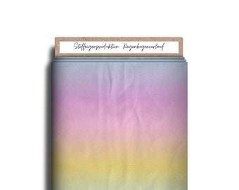 Fabric production Jersey, French Terry, Softshell “Rainbow Gradient”, Rainbow Fabric