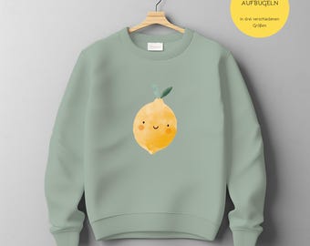 Iron-on image lemon, iron-on image in various sizes, iron-on, iron-on motif, DIY, iron-on application, design