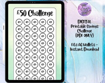 DIGITAL | Beginner Bundle Savings Challenge | PDF | Cash Stuffing | Cash Savings Challenge | Budgeting Envelopes | Sinking Fund | A6 Binder