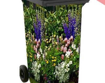 Cottage Garden  Wheelie Bin Cover