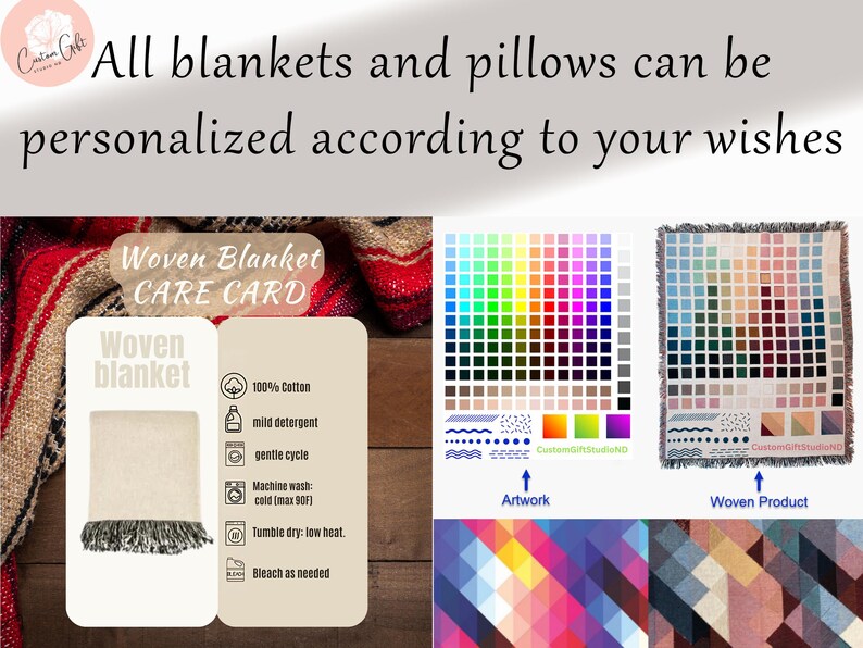 Woven blanket with customer reviews, personalized woven blanket for home decor, cozy and warm woven blanket, perfect gift idea