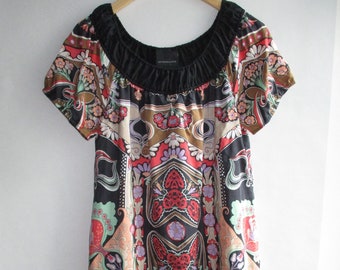 Anna Sui For Anthropologie Silk Dress Size 2