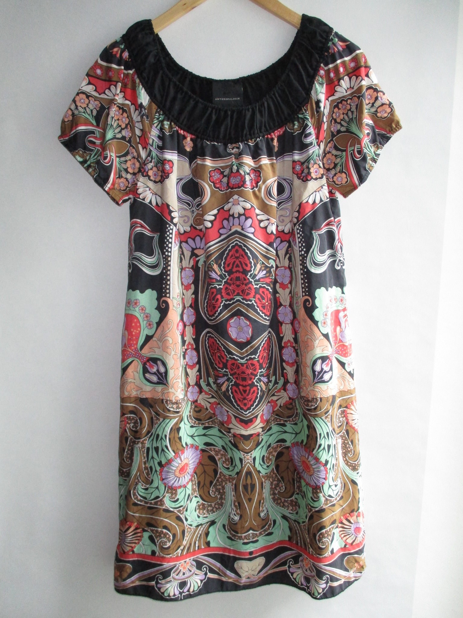 Anna Sui for Anthropologie Silk Dress Size 2 - Etsy