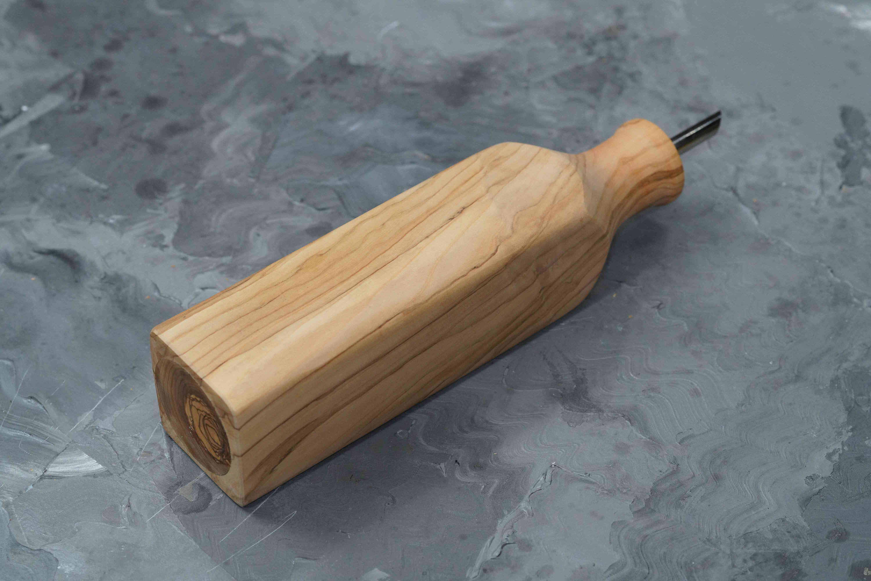 Rustic Olive Wood Can, Olive Oil Dispenser, Cool Olive Bottle, Wooden