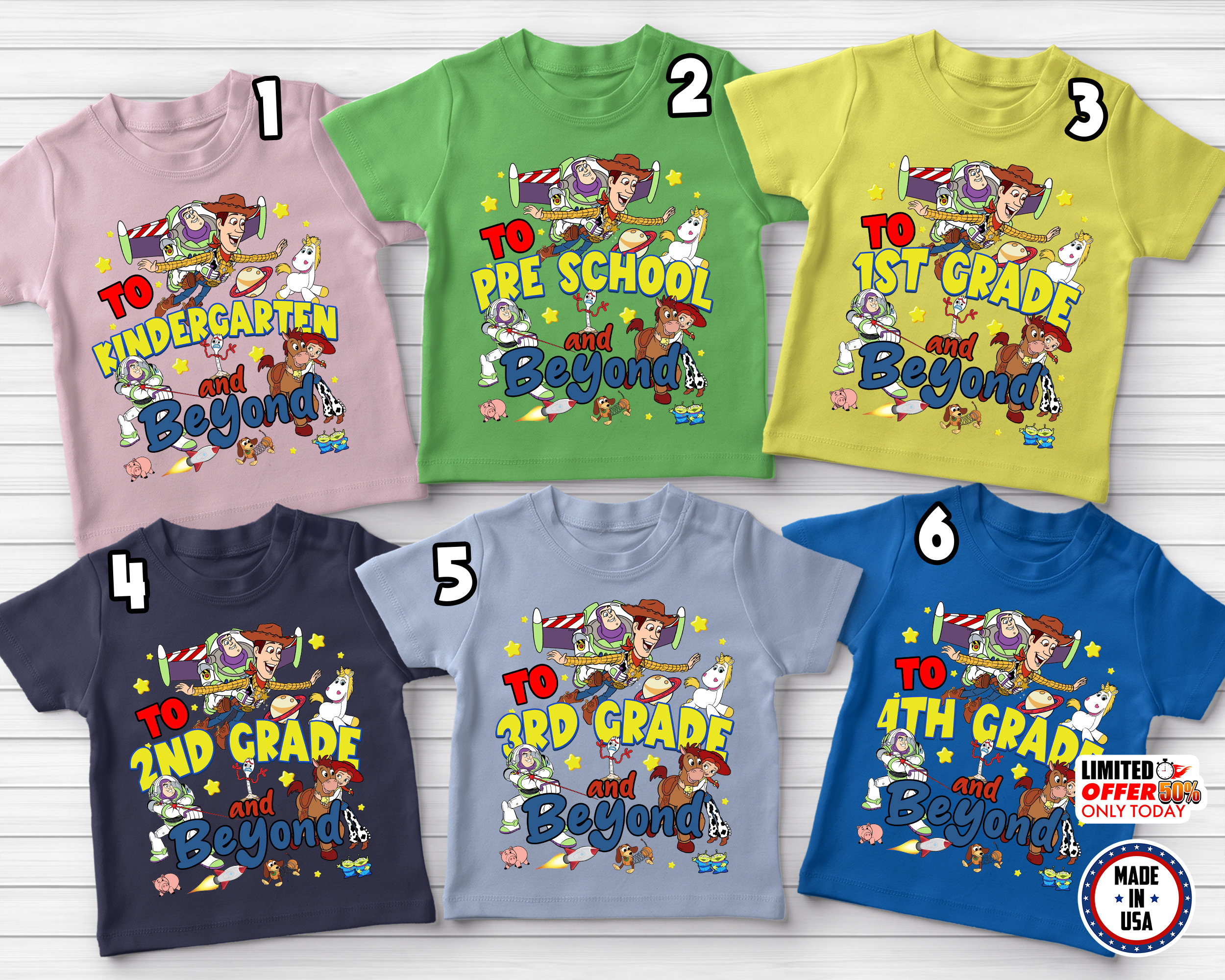 Disney Toy Story Back to School Shirt to School and Beyond Etsy