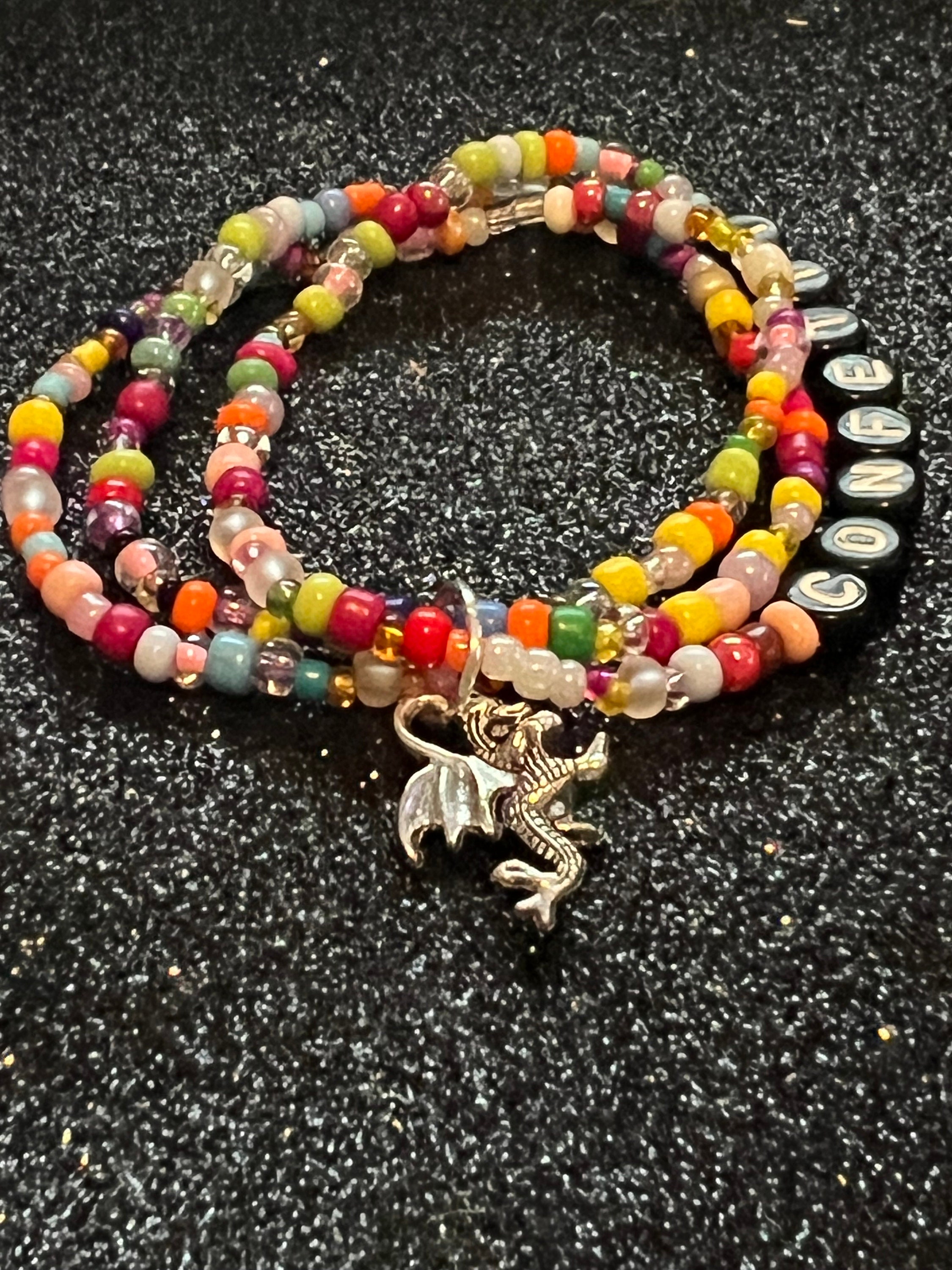 TS Confetti Friendship Bracelet Set Eras Inspired Swiftie Friendship Bracelet Speak Now Long