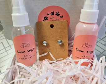 Snow fairy body mist x2  and earrings