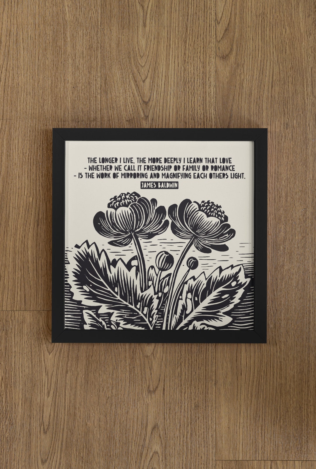 James Baldwin Print, James Baldwin Poster, Deeply Learn That Love... is ...