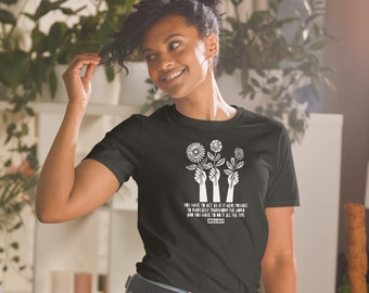 Angela Davis T-shirt, Radically Transform The World Quote, Social Justice Tshirt, Radical Quote, BLM Tshirt, Feminist Tshirt, Radical Tshirt
