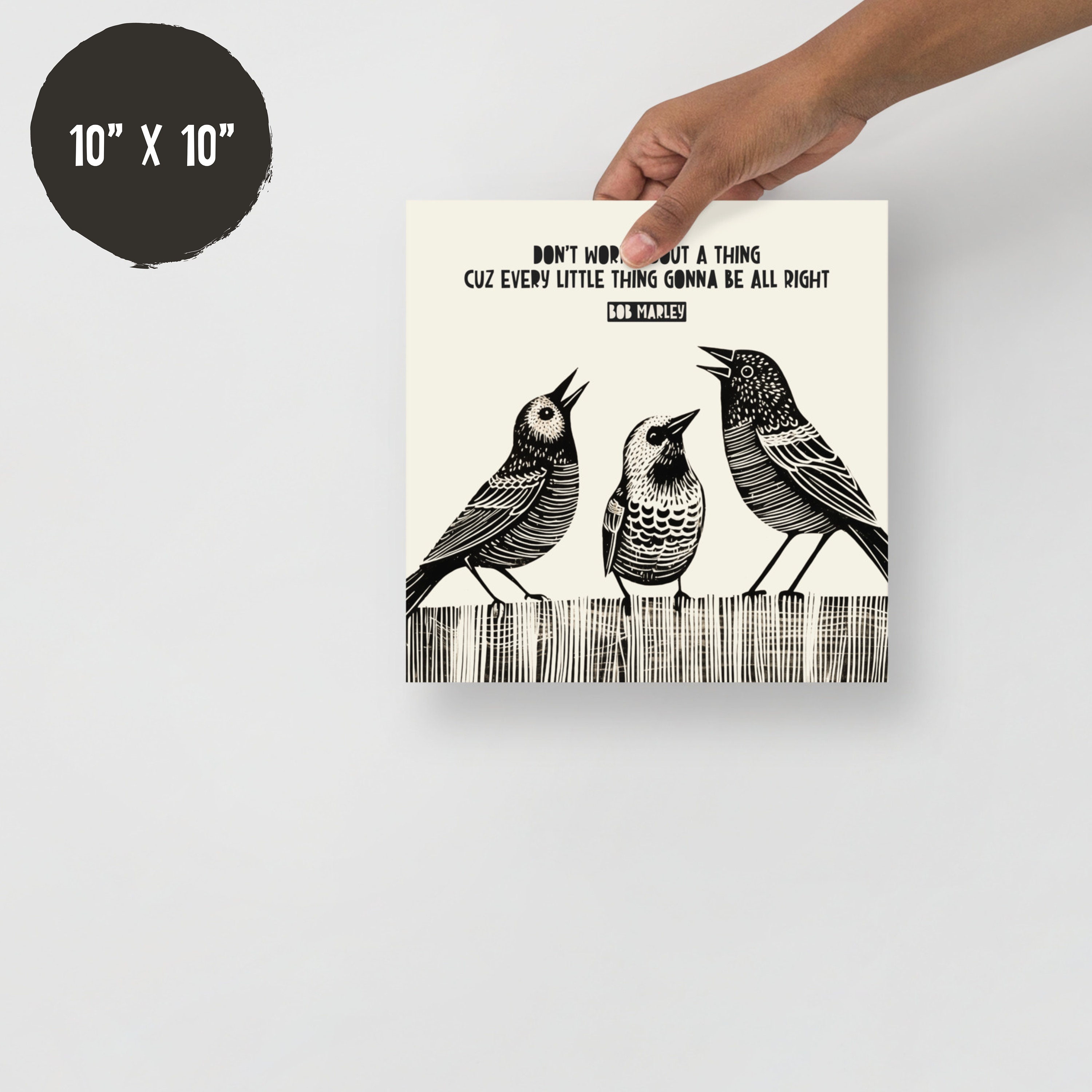 Bob Marley Quote Don't Worry 'bout A Thing Cuz Every Little Thing Gonna ...