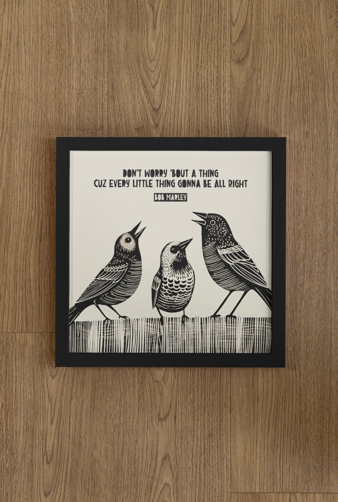 Bob Marley Quote Don't Worry 'bout A Thing Cuz Every Little Thing Gonna ...