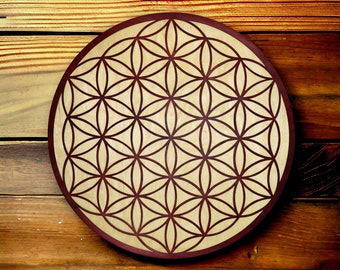 Flower of Life Wall Sign | Meditation | Wooden sign for hanging | Decorative sign | Door sign | Yoga studio