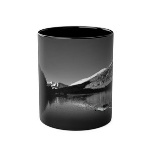 Snowdon, Yr Wyddfa, Llyn Mymbyr Lake, Wales, 11oz Two-Tone Mug