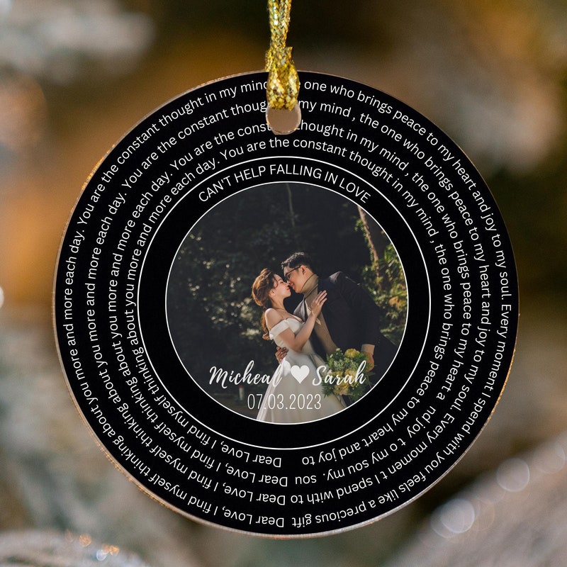 Name Song Ornament Etsy