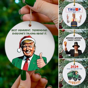 Trump Ornament - Trump Supporter Gift, Unique Ornament, Trump Ornament - MAGA Ornament