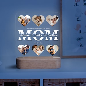 Personalized Gift for Mom Night Light  | Personalized gift for Mother's Day | Christmas Gift for Mom | Mothers day gift | Mom Birthday Gifts