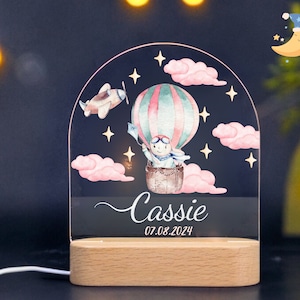 Cute Baby Personalized Nightlight | Personalized Gift for Baby | baby night light | bedroom bedside light