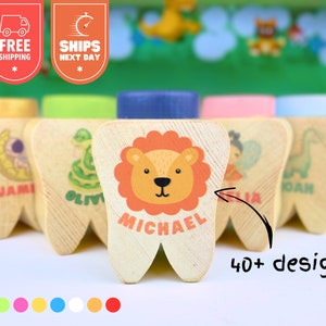 Personalisierte Baby-Zahn-Box | Andenken-Zahnfee-Halter für Kinder | Milchzahn Dose | Geburtstagsgeschenk | Zahn Box Mädchen | Neues Baby-Geschenk