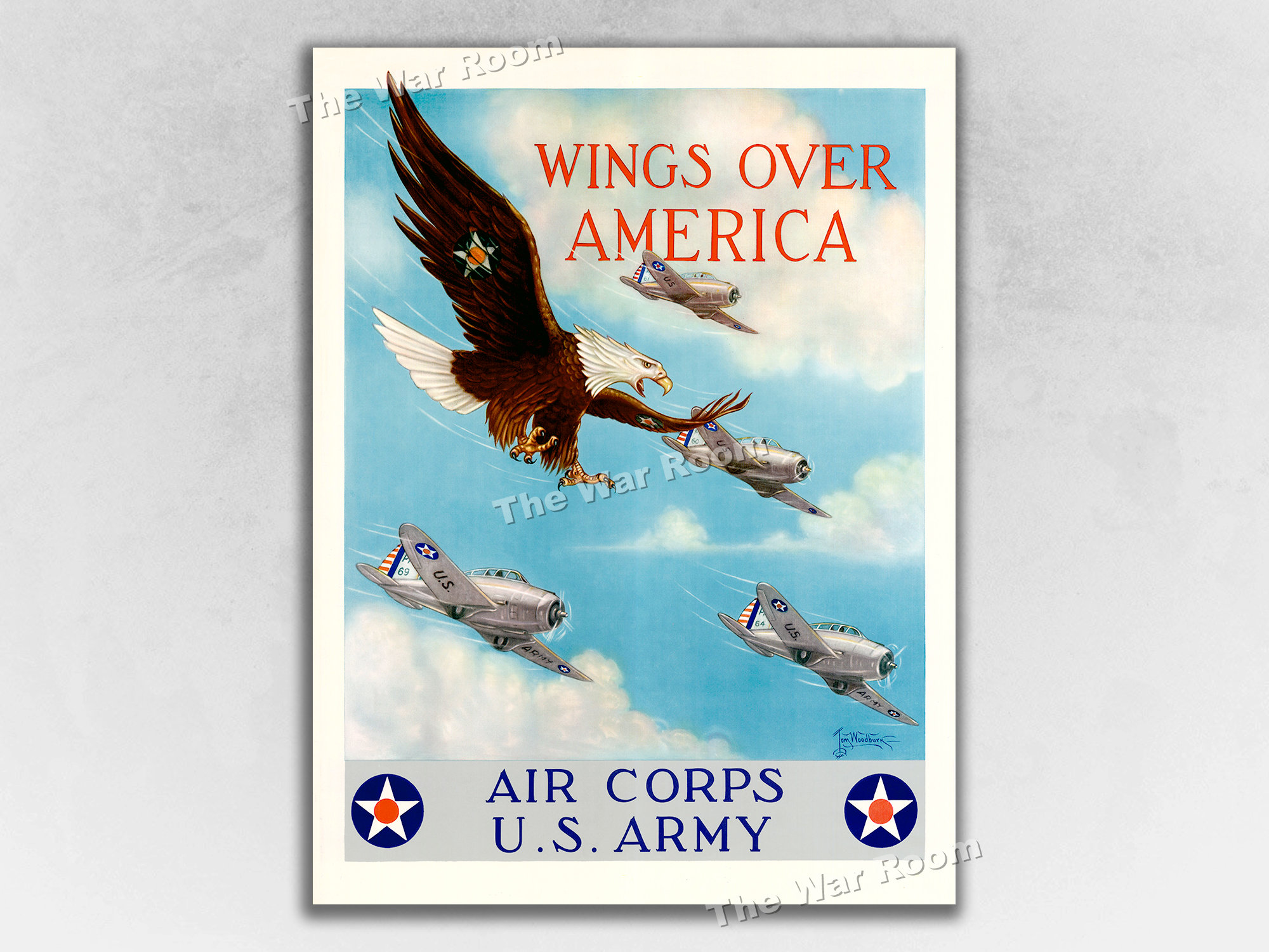 1940s Wings Over America WW2 US Army Air Corp Vintage Air Corp