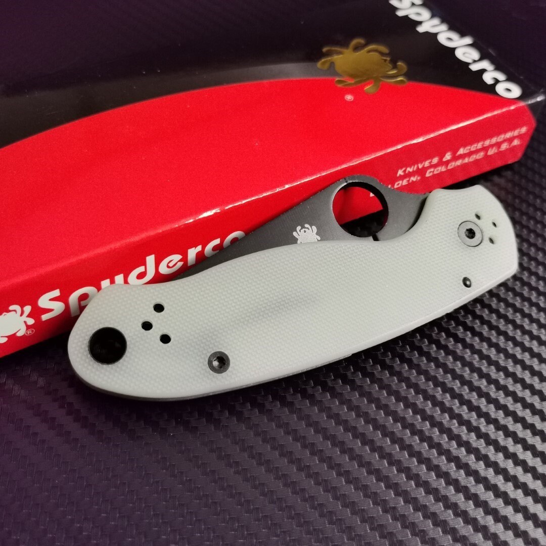 Knife SPYDERCO Pocket Knife CPM S30V Golden Coloradotourist Knife