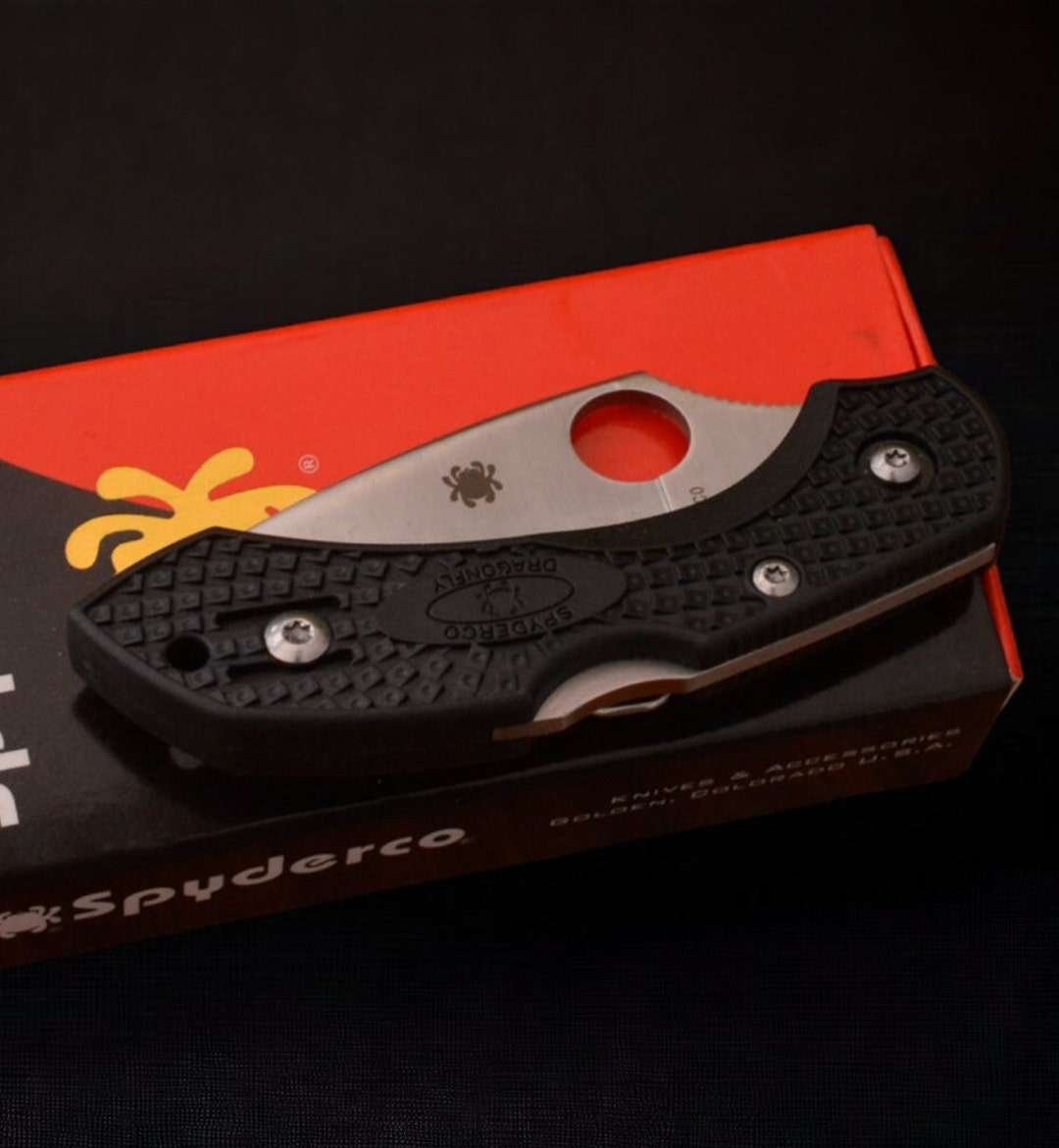 Knife SPYDERCO Pocket Knife VG10 Drаgоnfly, Tourist, Knife Camping