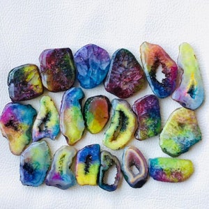 Solar quartz Stalactites-Rainbow Solar Quartz Druzy Slice, Wholesale Gemstone Lot, Rainbow Wire Wrap Cab, Rainbow Cab, handmade jewelrY