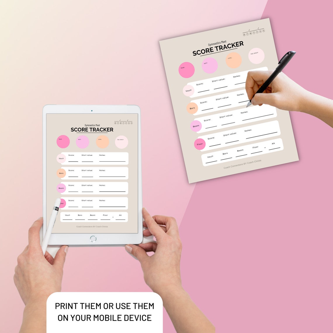 Gymnastics Meet Score Tracker, Meet Score Tracker, Gymnastics Score