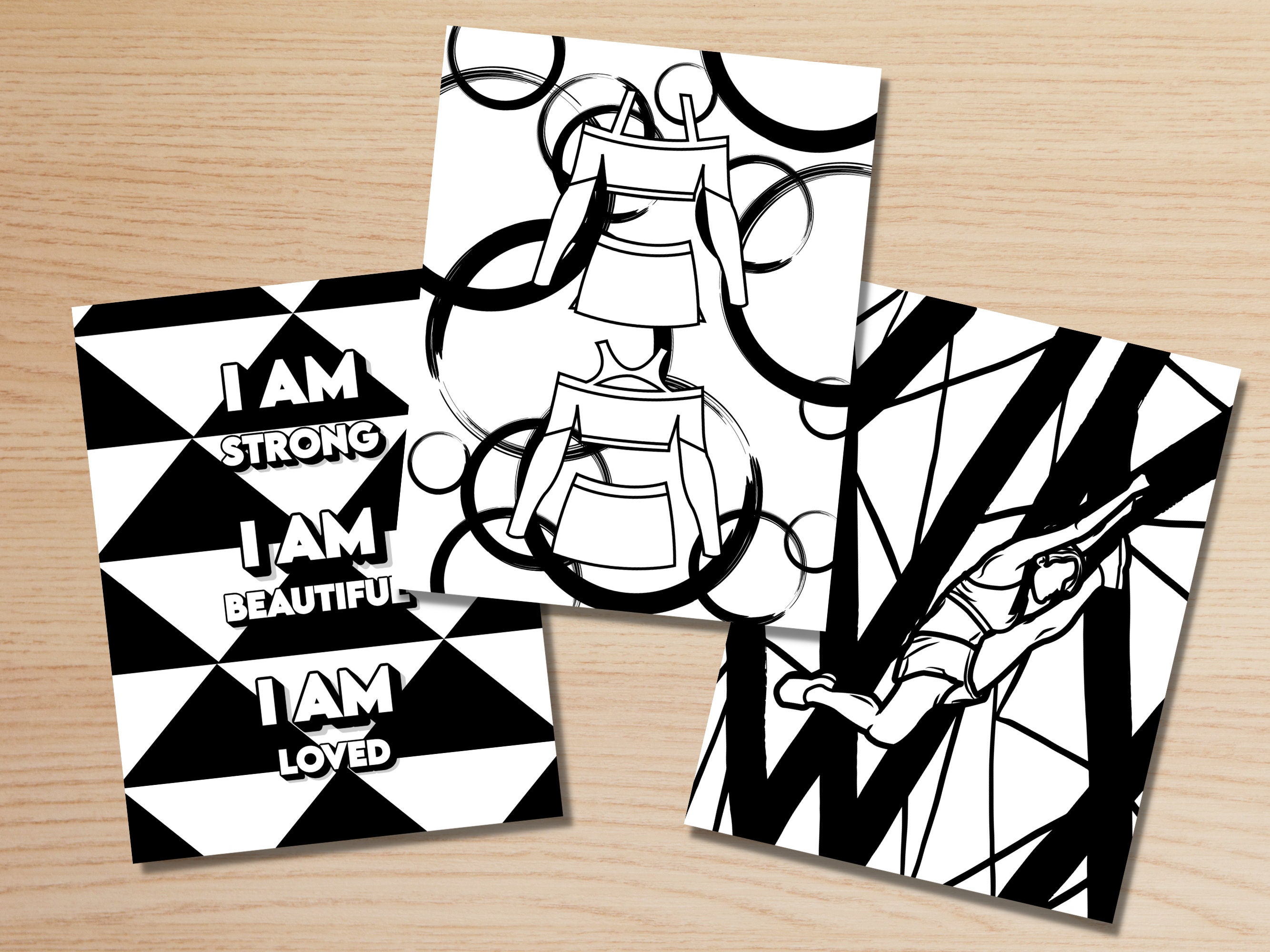 Cheer Coloring Pages, Printable Cheer Coloring Book, Digital Cheer