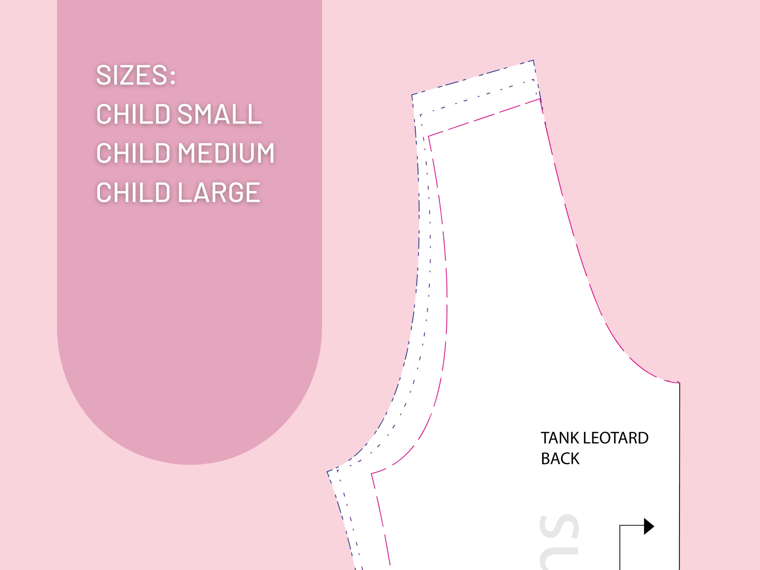 Leotard Sewing Pattern Tank Leotard Sewing Pattern Leotard Etsy