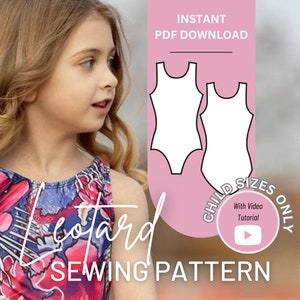 Leotard sewing pattern, tank leotard sewing pattern, leotard pattern, best fitting leotard pattern, gymnastics leotard pattern, DIY leotard